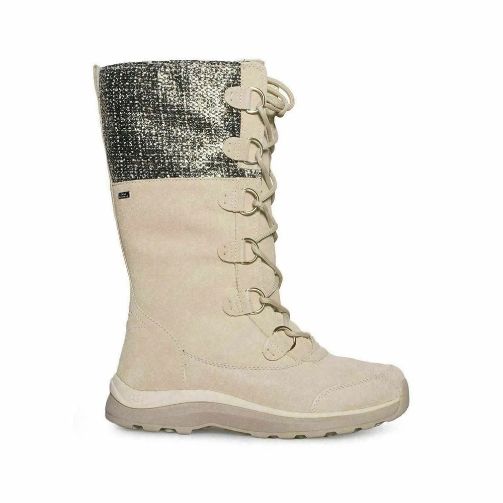UGG ATLASON FRILL CREAM boots size 7